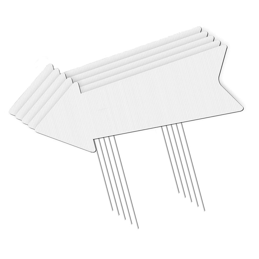 Weather Resistant Yard Sign With Ground Stake Durability Metal And Plastic For Outdoor Garden Decoration