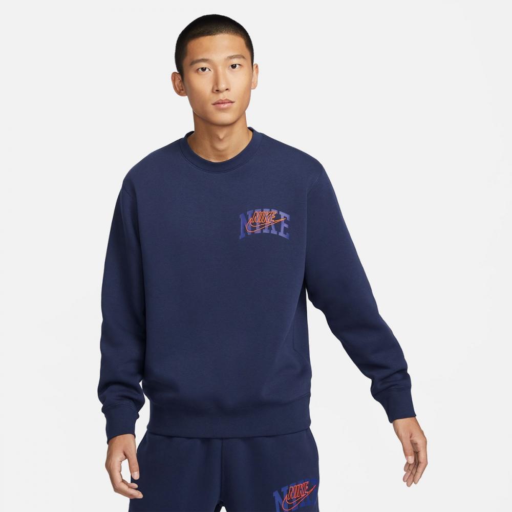 

Мужская флисовая толстовка с круглым вырезом с длинными рукавами Nike Club FV4446-410