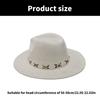 Cowboy Hats Panama Hat Unique Stitches Wide Brimmed for Women Men Photo Props Western for Men Women Unisex Wear Headwear