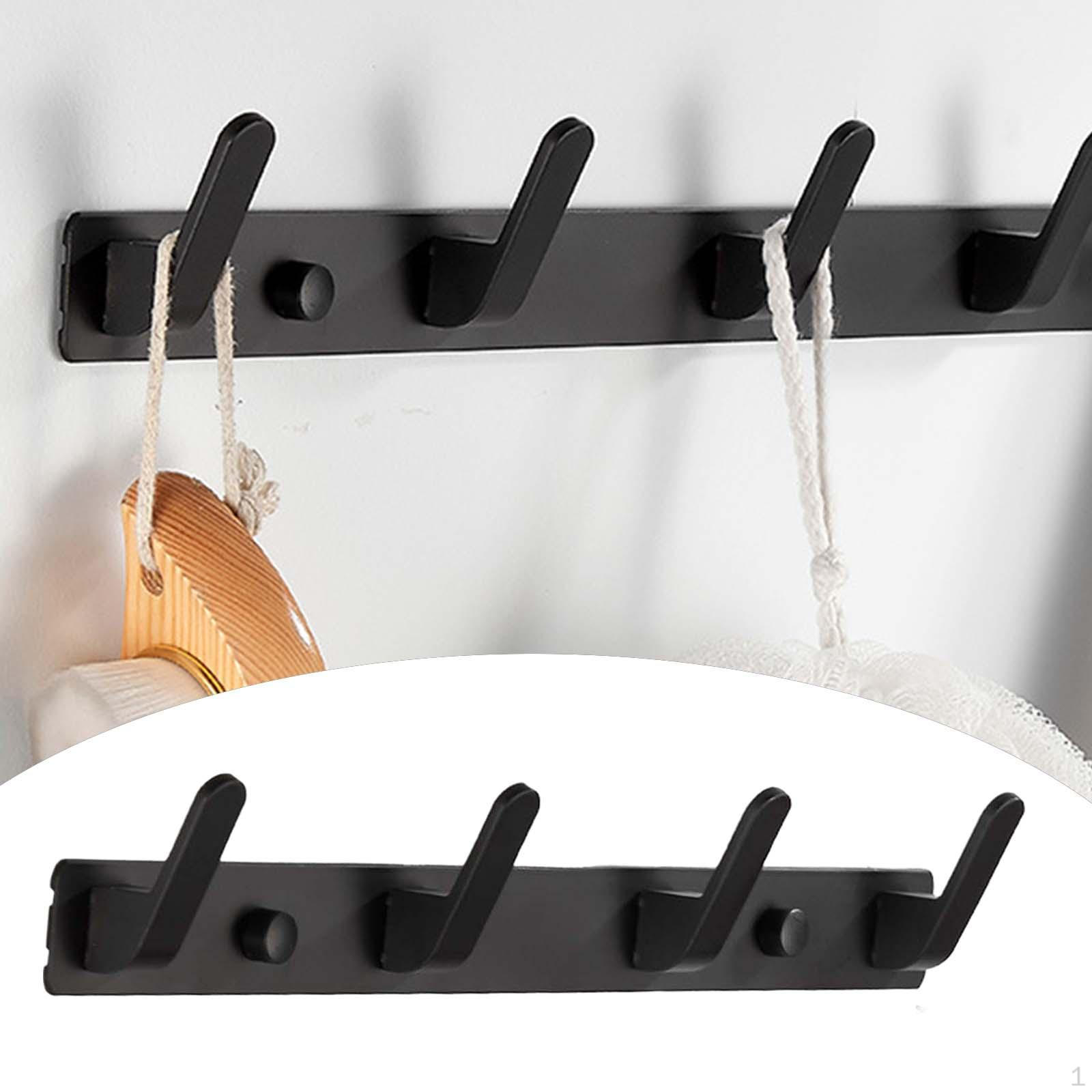 

Крючки для душа Rck Hnger Holder Rck, Wll Mounted Hook Ril для Backpck Umbrells Jcket Purse 4 Hooks