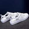 Women's Summer Mesh Casual Sports Sandals Soft Sole Non Slip Breathable Baotou Hollow Out Little White Shoes Casual Board Shoes