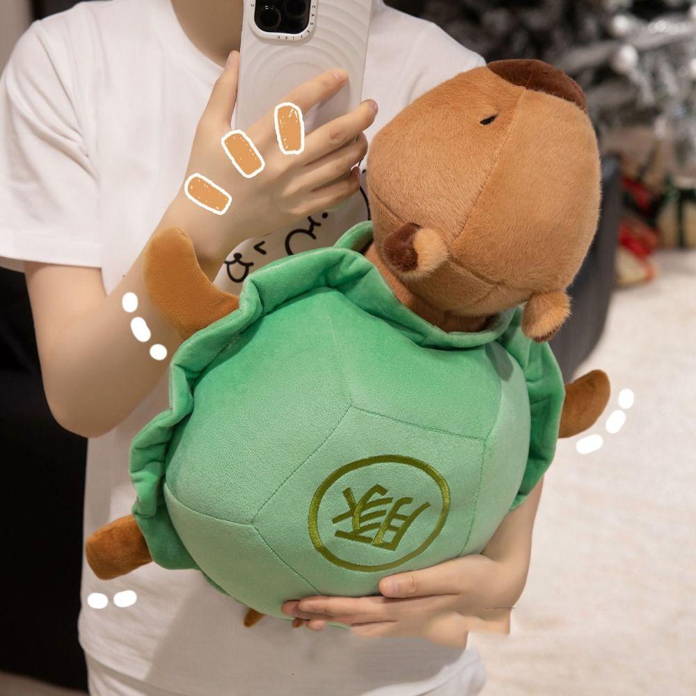 Soft Capybara Plush Toy Collection Turtle Animal Doll Capybara Turtle Plush Pillow  Children Gift