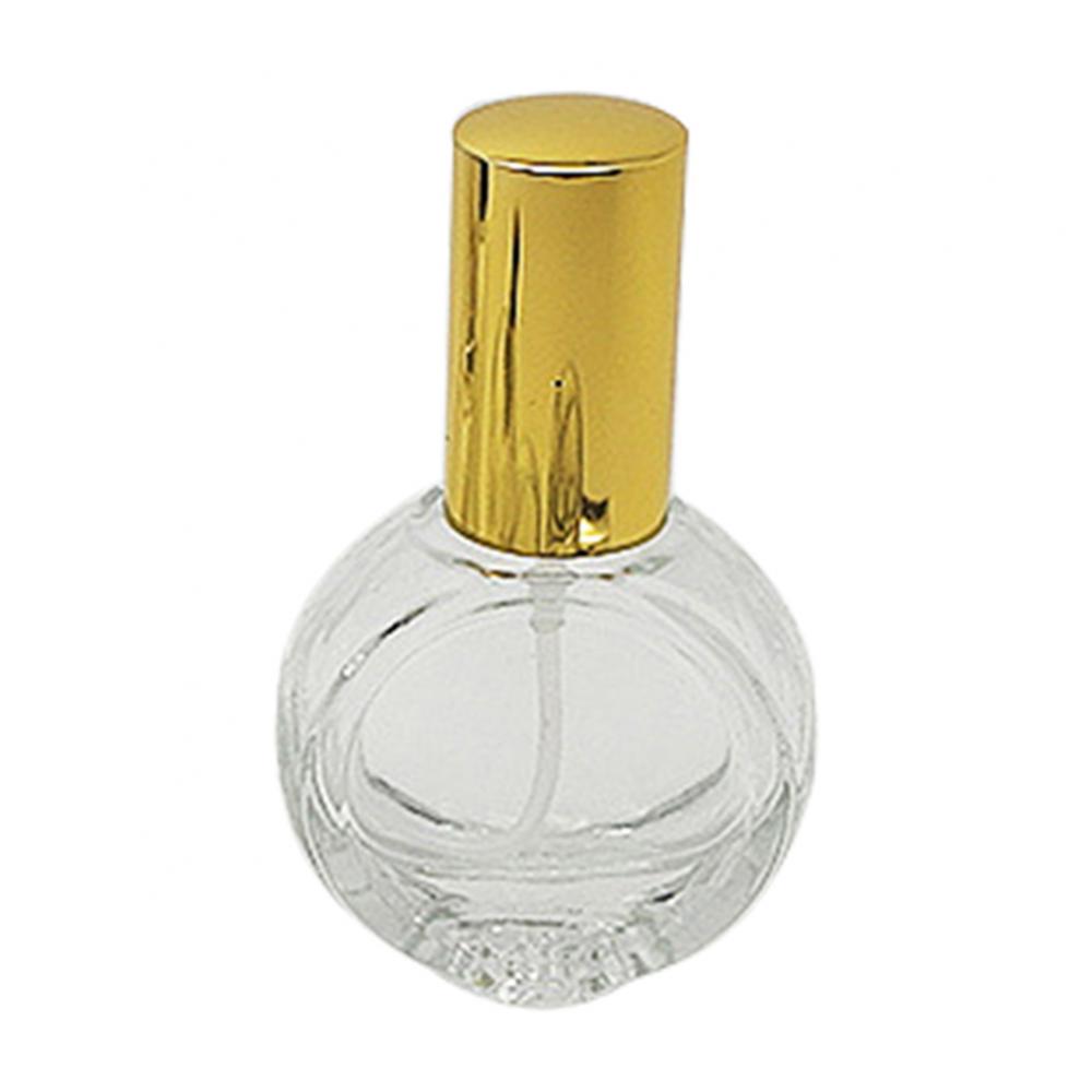 

Reusable 10ml Clear Refillable Travel Perfume Atomizer Glass Pump Spray Bottle золотистий