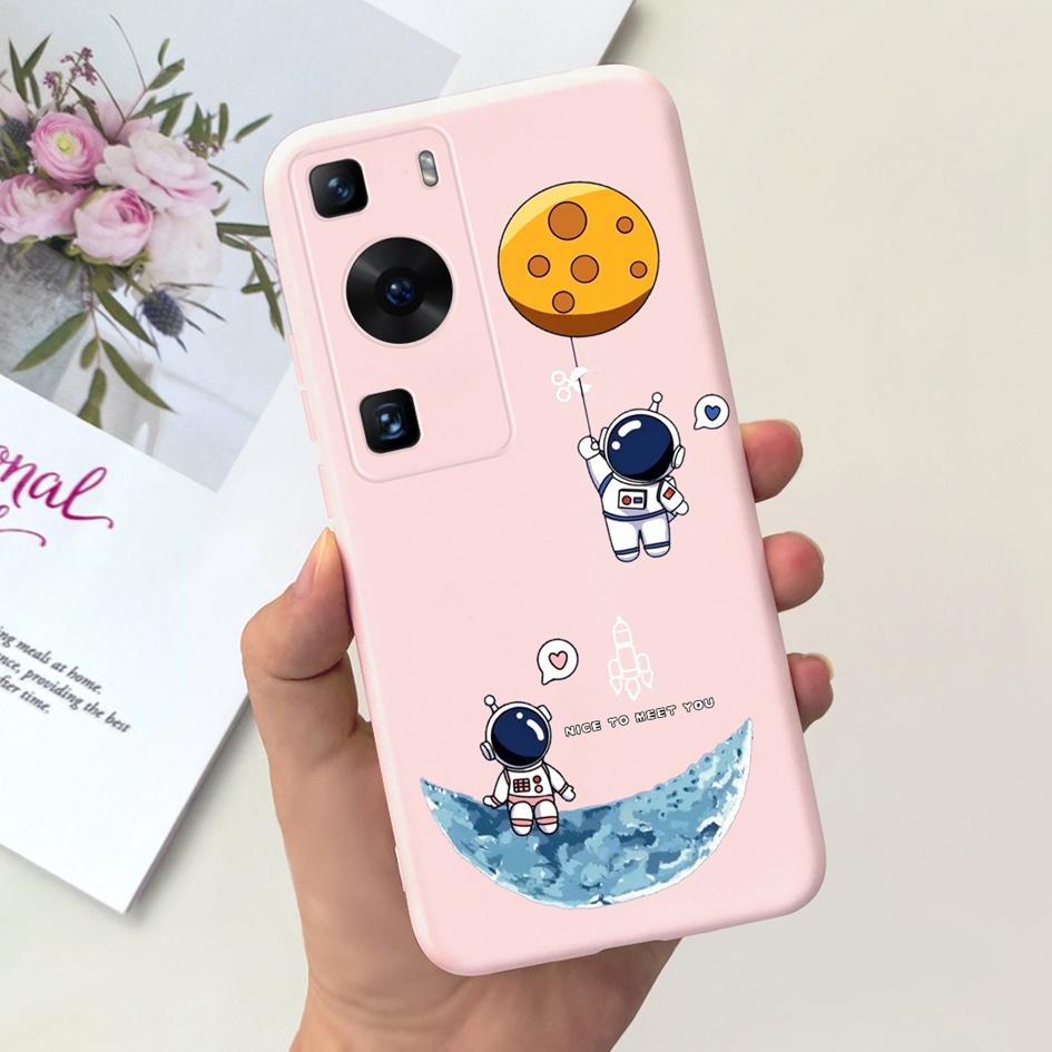 Für Huawei P60 Hülle Für Huawei P60 Pro Cover Mode Blume Weiches Silikon Handyhülle Für Huawei P60 Art Hülle P 60 P60Pro Fundas