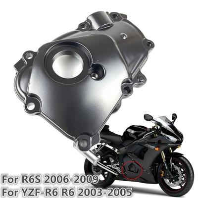 Engine Cover Oil Pump Cover Crank Case Stator Side Shell For YAMAHA YZF-R6 YZF R6 2003 2004 2005 R6S 2006 2007 2008