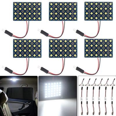 YongMing Room Lamp LED White 24 Row 3030 Dome Light for 24V with 3 Adapters, 6 Pcs