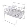 Folding Campfire Grill Portable Camping Barbecue Grill Stainless Steel MultiFunction BBQ Grill
