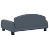 Kids Sofa Dark Grey 70x45x30 cm Fabric