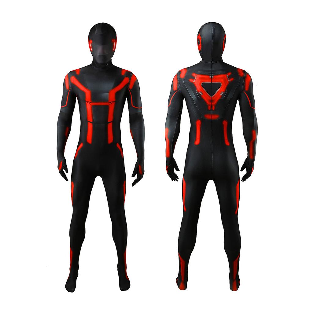 New Tron Ares Kids Cosplay Costume Movie Superhero Cosplay Tron Ares Jumpsuit Party Costumes for adult childre