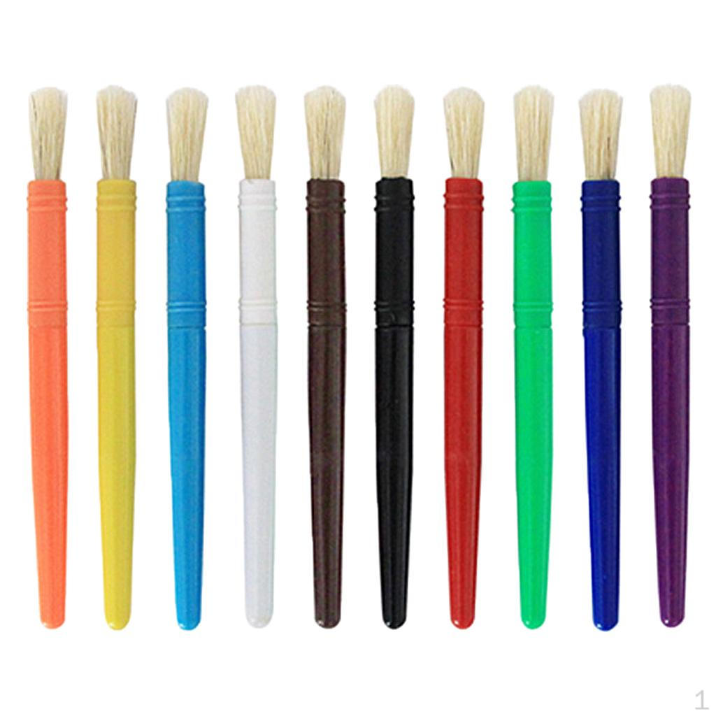 Brushes Art Acrylic Coloring Round