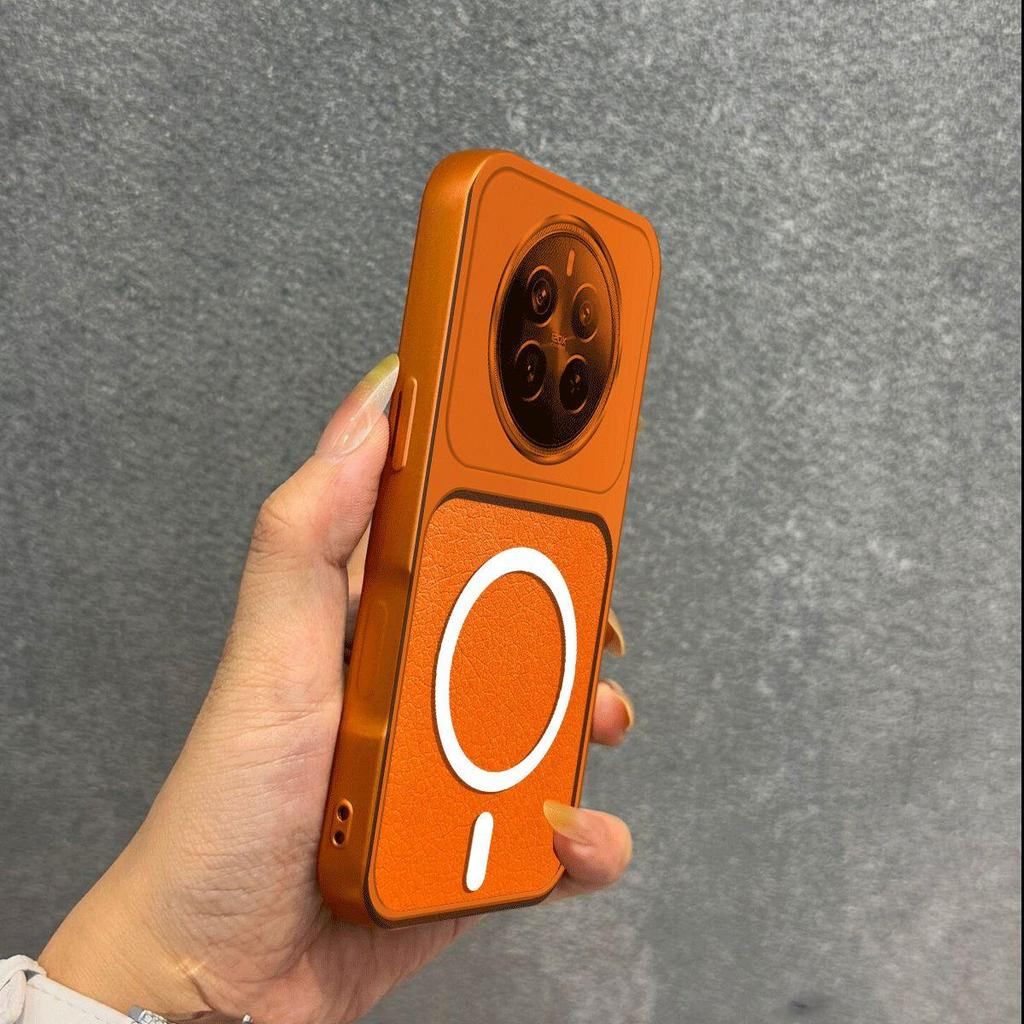 Metallic Finish Magnetic TPU Phone Case for realme 12+ 5G,12 Pro+,12 Pro,12 4G,Narzo 70 Pro 5G Shockproof Matte Soft Cover