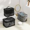 Multi-functional Minimalist Toiletry Bag Portable Large Capacity Makeup Bag Palace Style Cosmetics Storage Bag