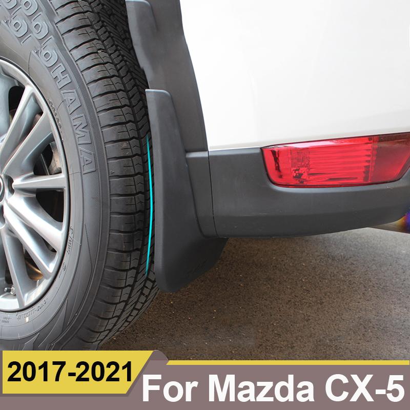 ABS Black Car Front Rear Mud Flaps Mudflaps Splash Guards Flap Mudguards Fender For Mazda CX-5 CX5 CX 5 2017 2018