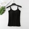 Large Size No Steel Ring Integrated Five-finger Chest Pad Camisole Bottoming Shirt Slim Multicolor Top