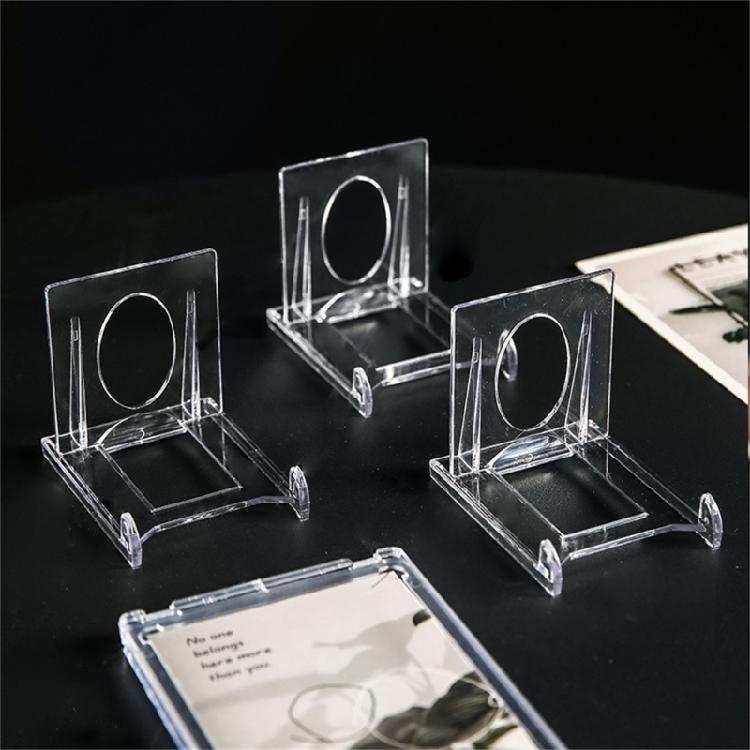 10pz Mini Supporti per Piatti in Acrilico Cavalletti Multiuso per Piatti Espositori