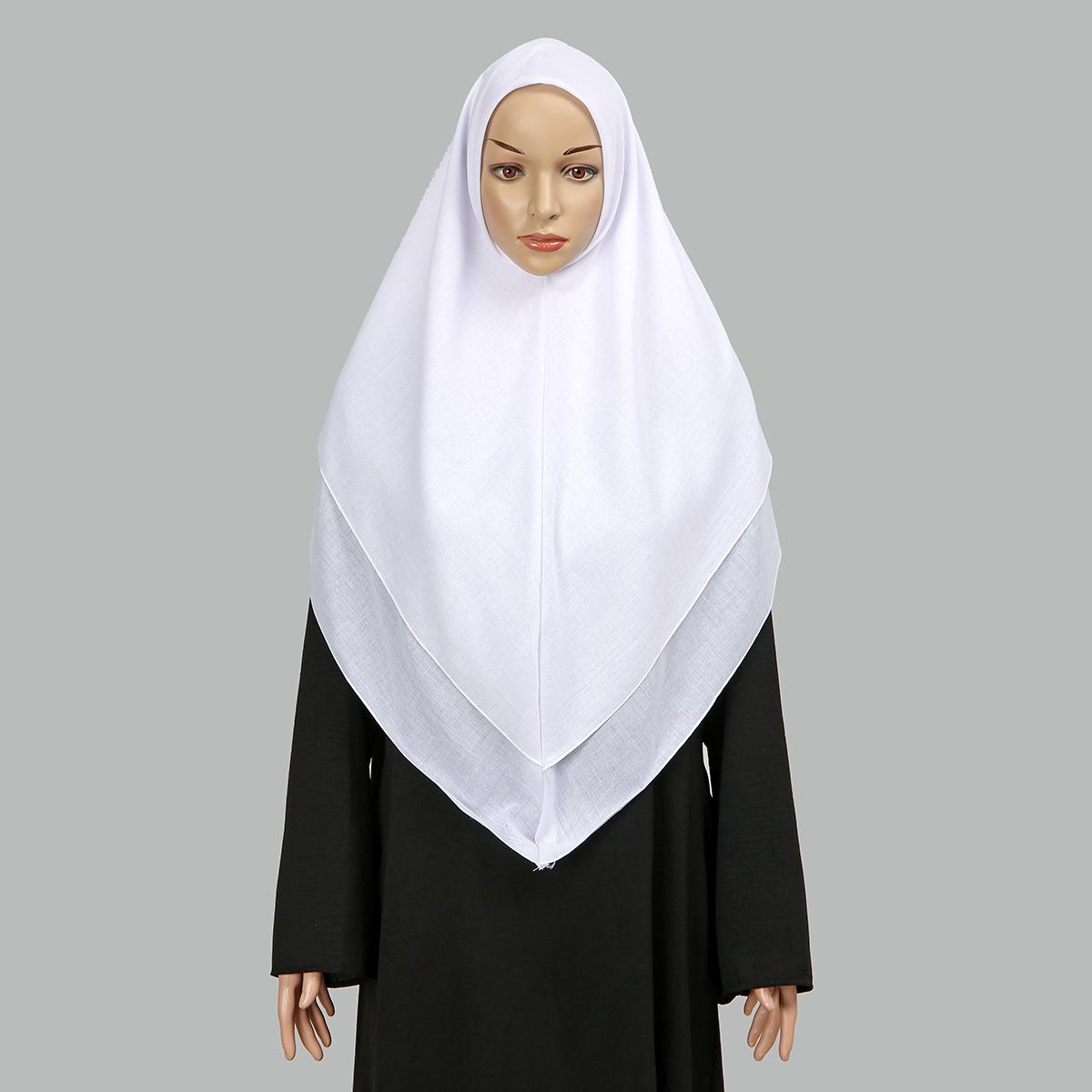 

New Muslim Islamic Cotton Hijab Scarf Instant Hijabs Headscarfs For Women Long Scarves Head Wrap Shawl Bonnet Hijab Headband