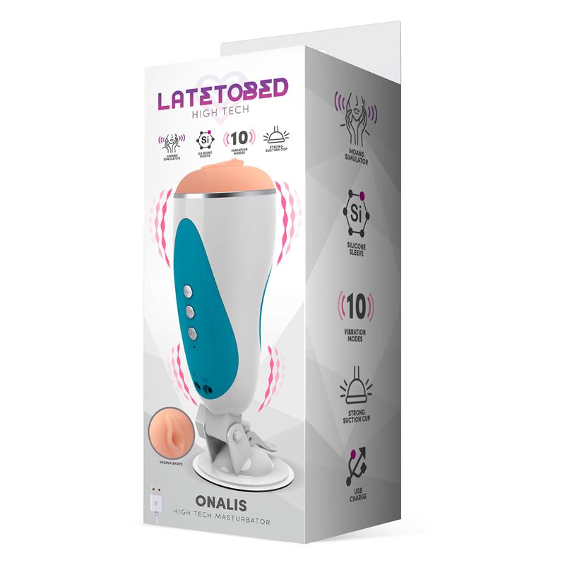 Onalis High Tech Masturbator System Moans and Vibrates Vagina USB