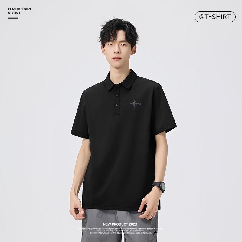 Mark Fairwhale Men's Quick-Dry Loose Polo Shirt