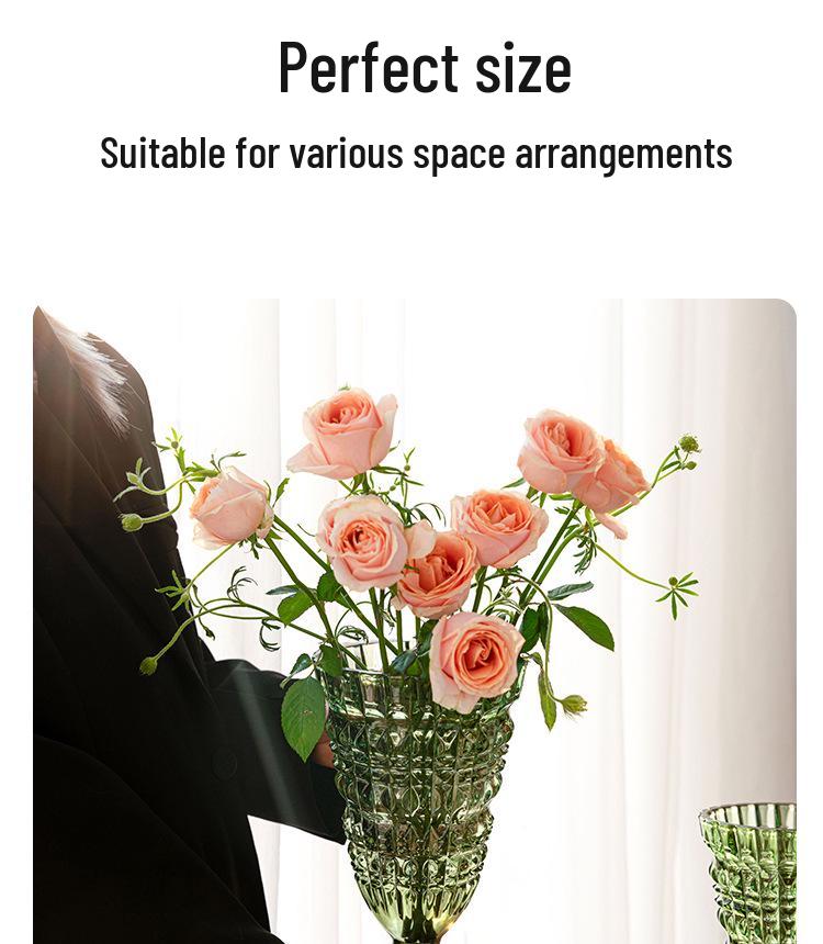 Lanterne à vent en verre de grand calibre pour arrangements floraux hydroponiques dans les salons