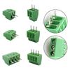 50pcs KF128 PCB Connector 2.54mm Pitch Mount Screw Terminal Block Terminals For Electronic Devices Easy To Install