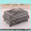 Retro Style Metal Jewelry Organizer With Hard Structure For Home Use