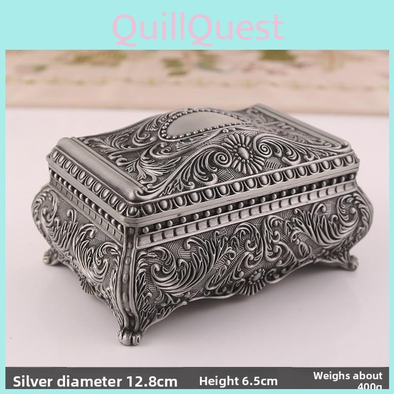 Retro Style Metal Jewelry Organizer With Hard Structure For Home Use