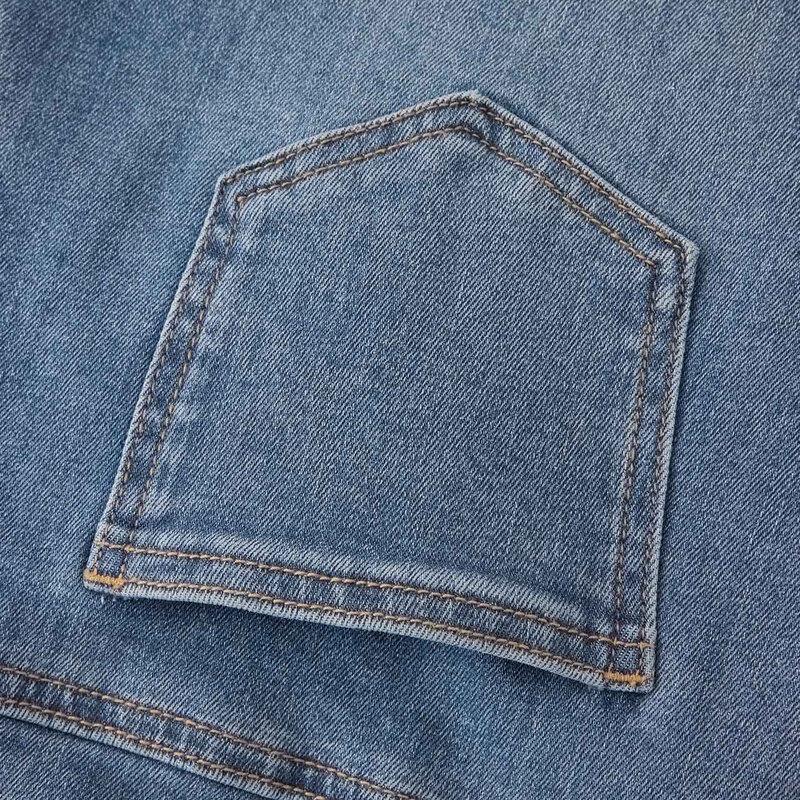 IEF Petite 2025 Autumn Wide-Leg Denim Pants