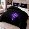 Trapstar 3Pcs Bedding Set Duvet Cover With Two Pillowcases For Bedroom Home Decoration