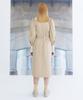THE STUDIO K Puff Volume Sleeve Dress_Beige