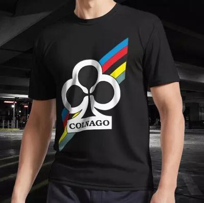NOVÉ TRIČKO COLNAGO LOGO ZÁVODNÍ LOGO ZABAVNÁ VELIKOST S-5XL Unisex Tričko