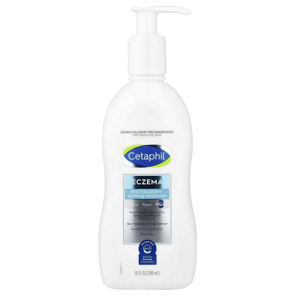 Eczema, Restoraderm® Soothing Moisturizer, For Sensitive Skin, Fragrance Free, 10 Fl Oz (296 Ml)