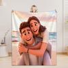 1PC AI Style Convers Personalized Blanket Personal Photo Flannel Blanket Birthday Wedding Couple Valentine'S Day Gift Blanket