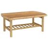 VidaXL Table basse de jardin 90x55x37 cm bambou, table de jardin, table de patio, mobilier de patio, table d'extérieur, 363463