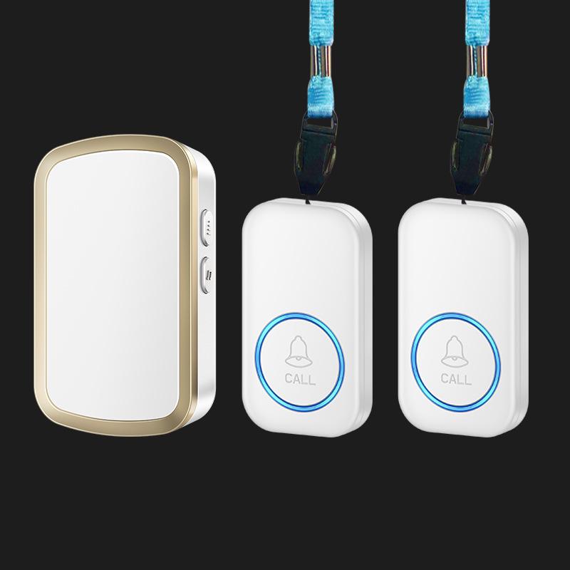 Wireless Elderly Call Button for Long-Distance Bedside and Caregiver Safety
