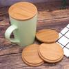 Coperchio Tazza in Bambù Fatto a Mano Ecologico Materiale Legnoso Riutilizzabile Durevole/Leggero Adatto per Tazze/Tazze da Tè