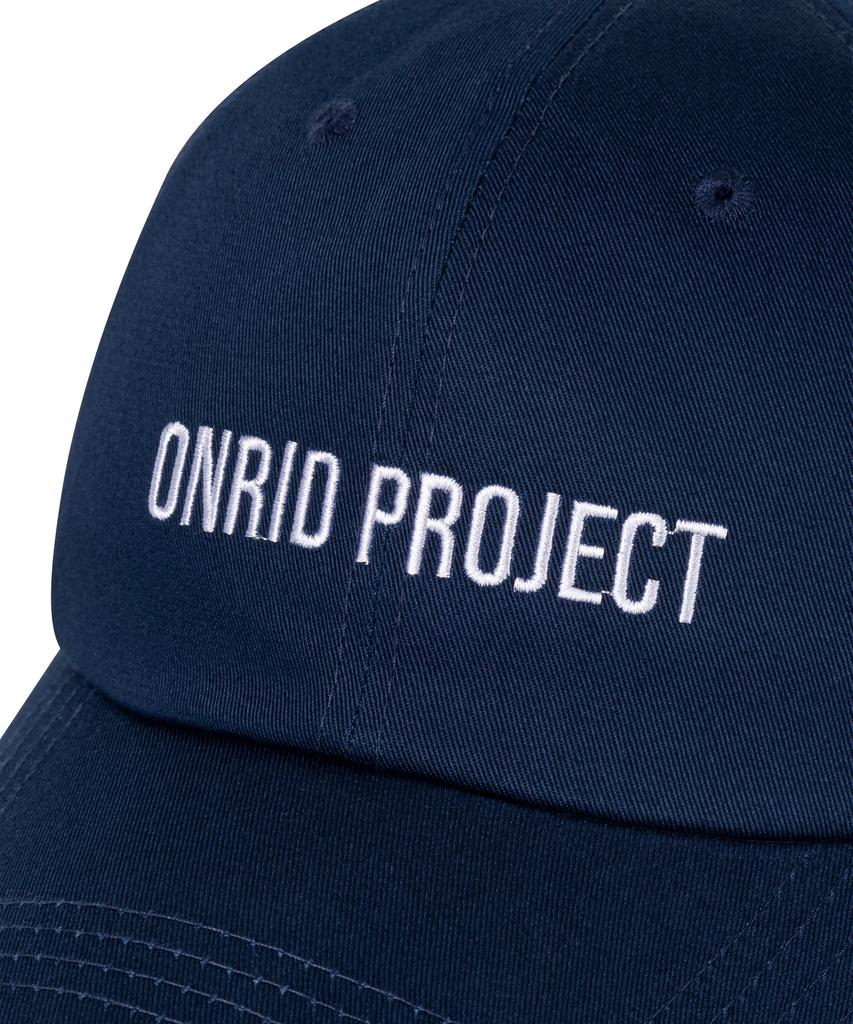 ONRIDPROJECT Essential Logo Ball Cap - Navy