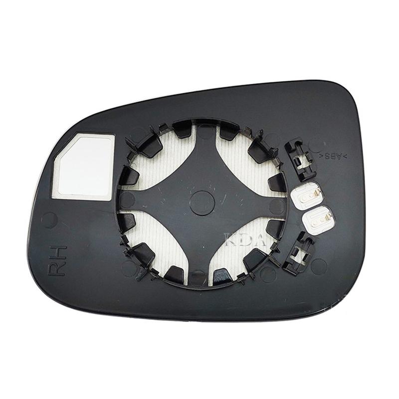 Car Rear Heated Mirror Glass Cover Frame Turn Signal Light Bottom for Volvo S60 V60 2011-2018 S80 2012-2016 V40 2013- V70