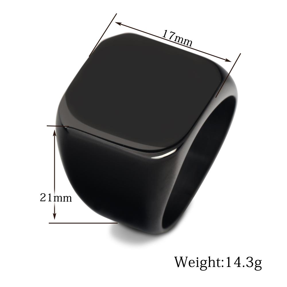 2025Vintage Simple Polished 18MM 304 Stainless Steel Titanium Ring