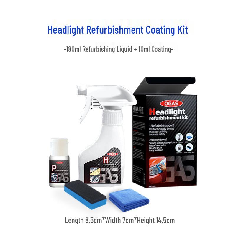 

Набір для відновлення фар - Не потребує шліфування чи полірування, видаляє окислення та пожовтіння за допомогою покриваючого засобу