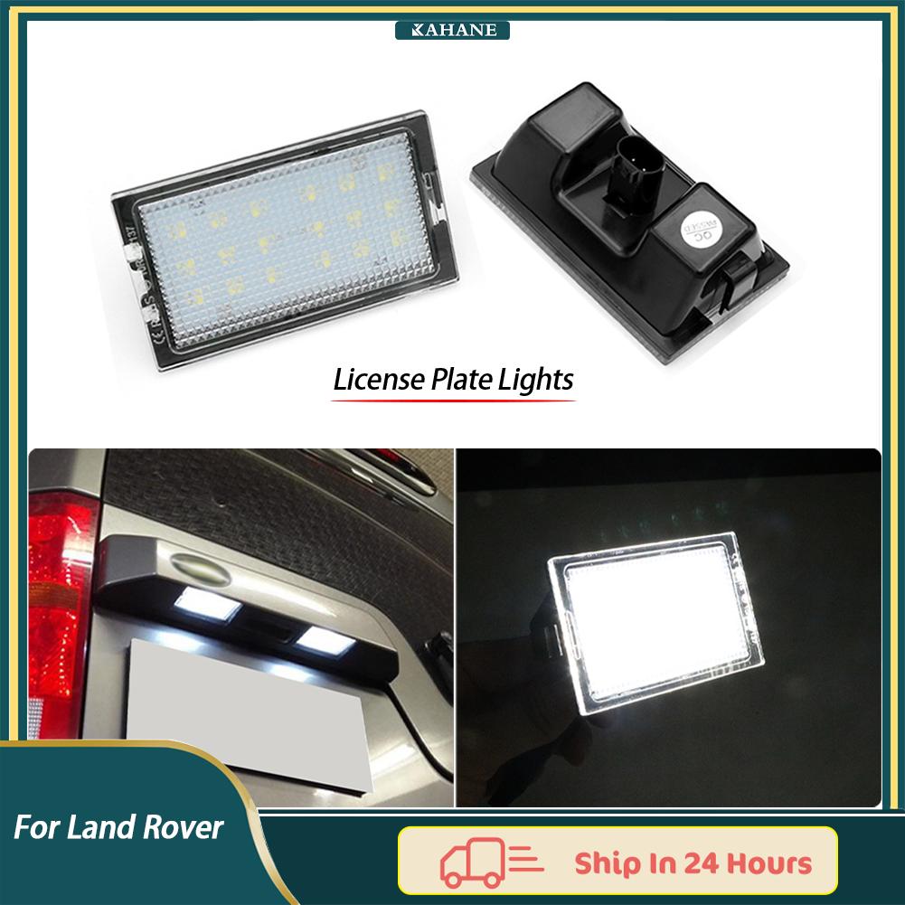 2Pcs LED License Plate Lights - Plug-and-Play For Land Rover Range Rover Sport Discovery 3 4 Freelander 2 License Plate Lights 2