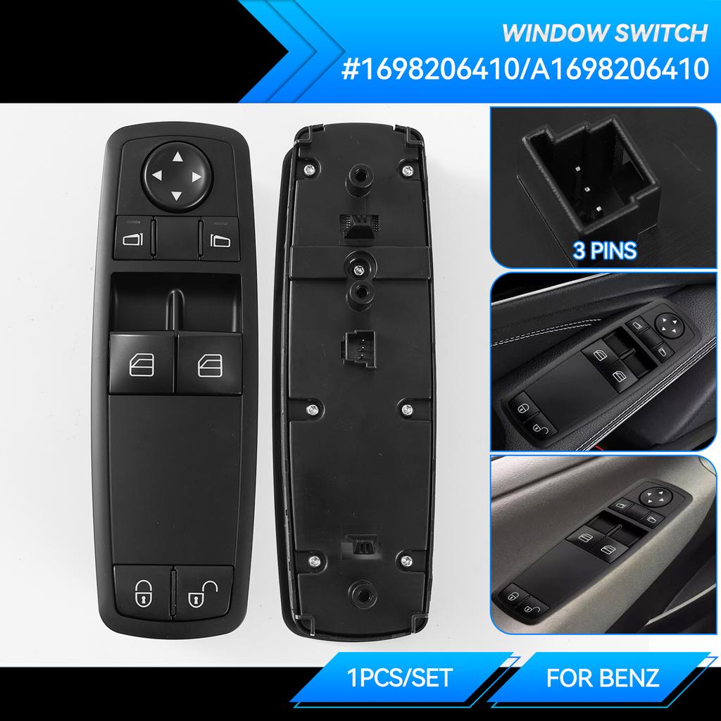 Car Electric Power Window Switch Master 1698206410 For Mercedes Benz A-Klasse W169 A160 A170 B-Klasse W245 B150 B160 A1698206410