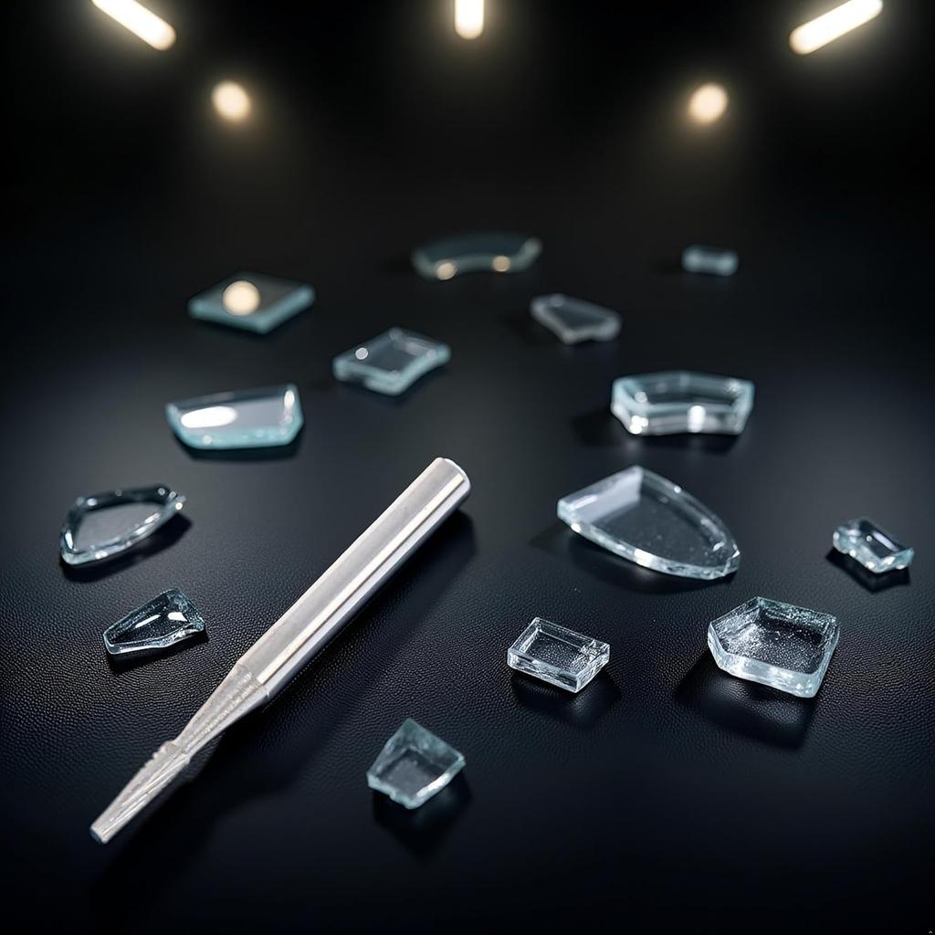 Silver Professional Windshield Glass Drill Auto Glass Wind Shield Chip Repair 1MM Repair Tool DIY 1mm Car Windshield Repair Kit Crack Tools Body