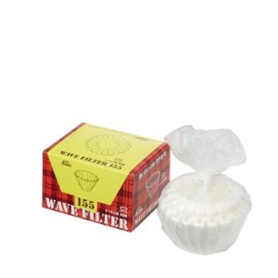 

Kalita Filter for Oxygen Bleached Wave-Type KWF-155 (50 pieces) 1-2 people, (3 boxes) білий