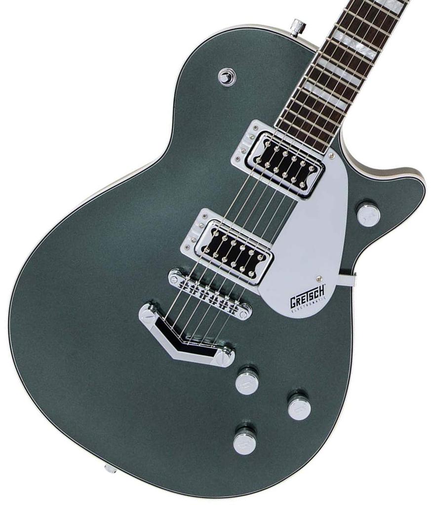 GRETSCH G5220 BT Electric Guitar with Black Walnut Jade Grey Metallic Electromatic® Jet™ Single-Cut V-Stoptail, Fingerboard,