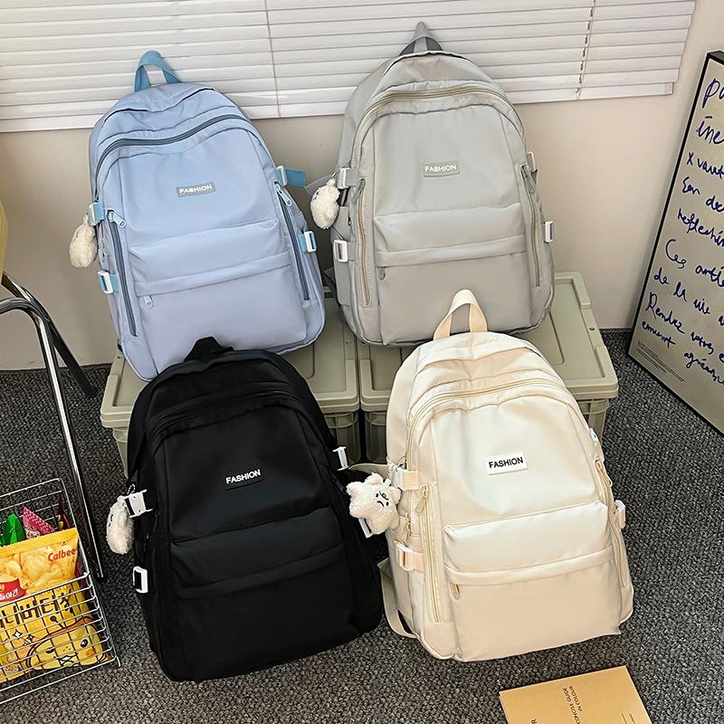 Schoolbag female large capacity Japanese ins wind computer bag female fresh junior high school college student campus backpack