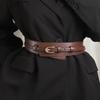 PU Leather Waist Corset Belt Belt PU Leather Waistband Wide Cummerbund  Decorative Dress