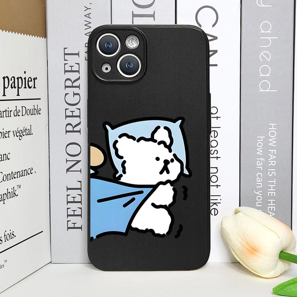 Funny Animal Dog Couple Phone Case for IPhone 11 12 13 14 15 16 Pro Max 7 8Plus X XS MAX SE2 Shockproof Soft Cover Paired Fundas