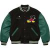 Supreme Number (N)ine Mickey Mouse Varsity Jacket Black