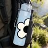1PC Simple Five Petal White Flower 750ml Color Plastic Sports Water Bottle Leakproof Flip Straw Lid For Sports Office Home Use