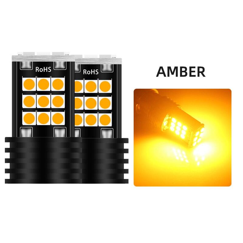 

2 шт. T20 7443 7440 3030 24SMD светодиодные лампы автомобильные тормозные лампы фары заднего хода красные желтые белые 12 В 2pcs&7440 W21W WY21W T20 жёлтый